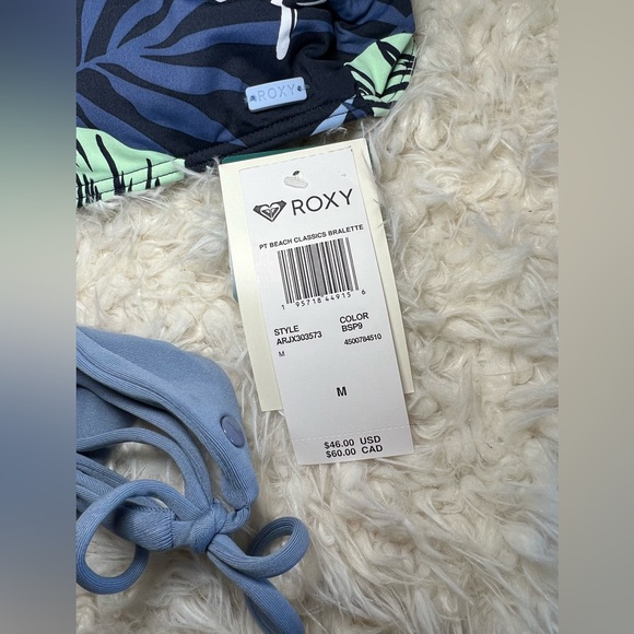 Two piece bikini set. Roxy NeW. W/medium top and large bottoms. - Picture 4 of 4